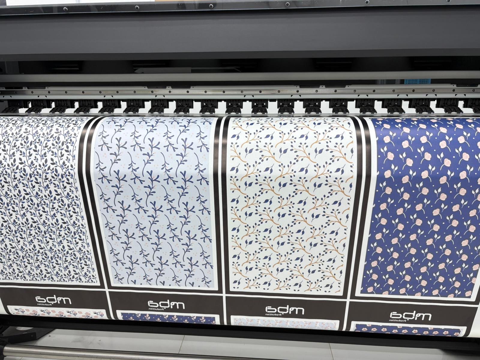 Floral fabric print — MBA Production Qatar