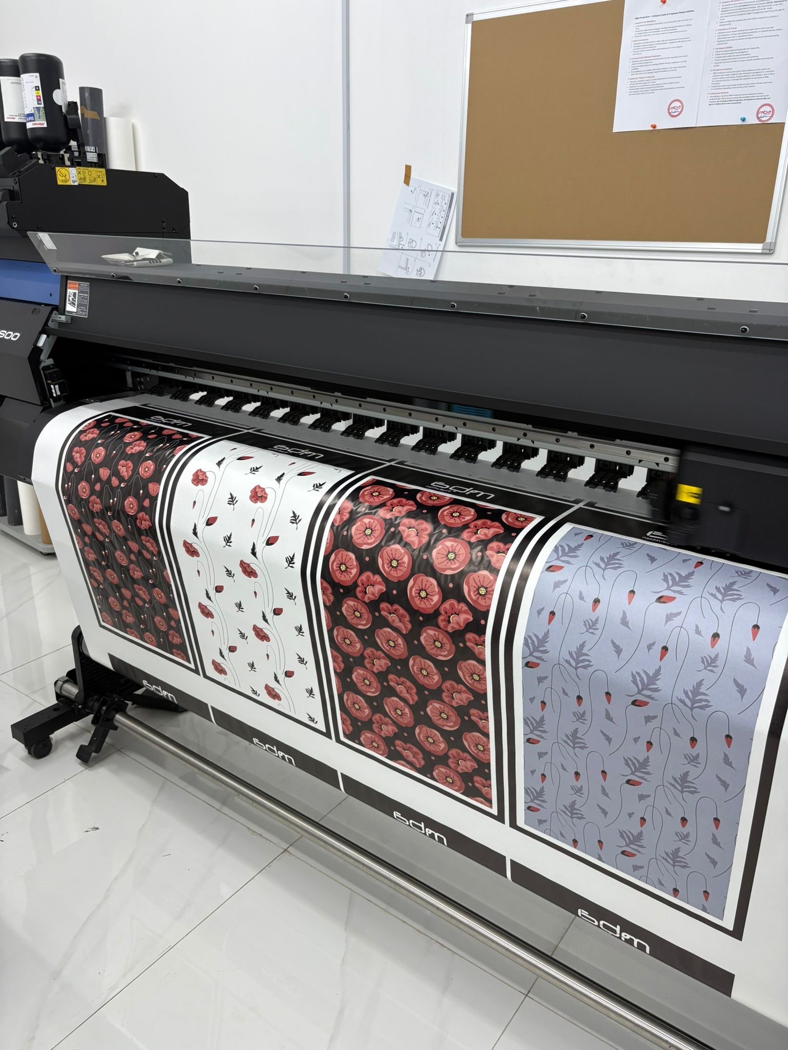 MBA Production atelier — fabric printing Doha